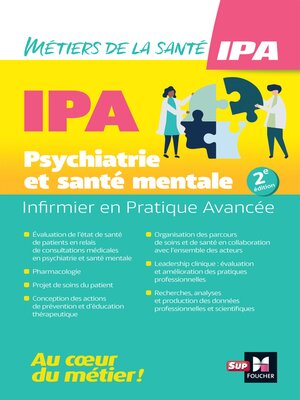 cover image of Infirmier en Pratique Avancée--IPA--Mention Psychiatrie et santé mentale